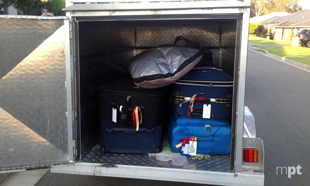 Luggage-Trailer | My Private Transfers Family Brisbane Private Airport Transfers- Luggage Trailer