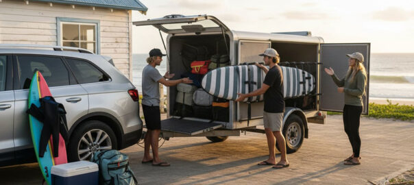 How To Arrange A Luggage Trailer For Surfboards | 2026 Guide