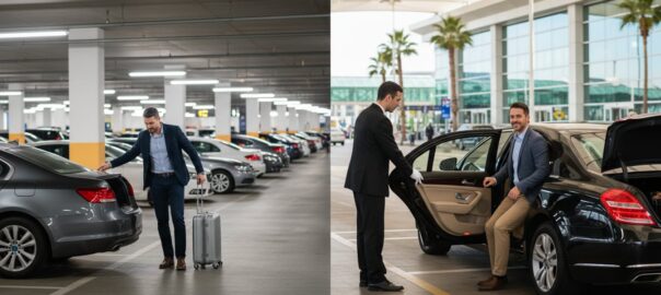 airport parking vs chauffeur service
