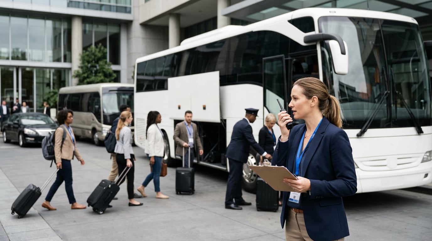 Arranging Group Transport for Conferences and Meetings | My Private Transfers arranging group transport for conferences and meetings