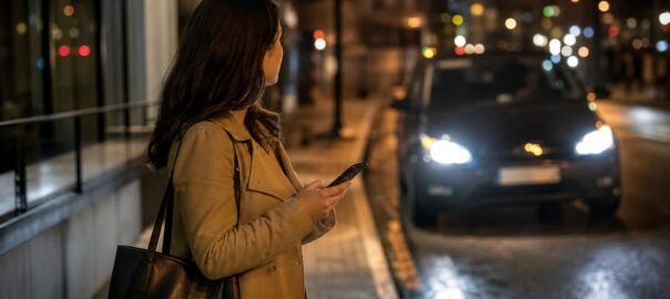 concerns about safety and privacy when using rideshares late at night