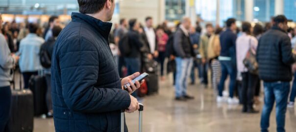 how to meet and find driver in busy arrivals hall