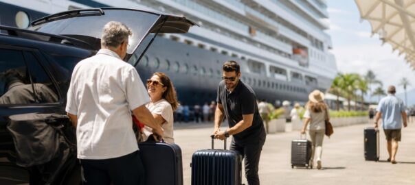 how to handle transport logistics for cruise embarkation